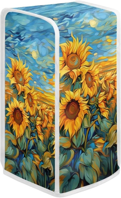 Sunflower Can Opener Covers, Reusable Electric Can Opener Cover for Home Kitchen Dining Room Decorations
