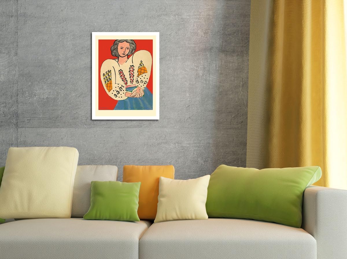 Romanian Blouse (La Blouse Roumaine) - Fine Art Matte Paper Print from Original Color Lithograph by Henri Matisse