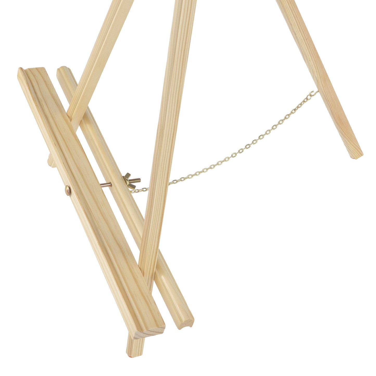 Creative Mark Thrifty Wood Tripod Display Easel Stand for Painting Pack of 12 - Durable Light Weight and Foldable, Perfect Drawing and Painting - White Finish - Ideal for Artist