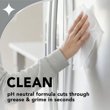 Weiman Stainless Steel Cleaner & Polish Kit, 3 Piece - Spray, Wipes & Cloth, Anti-Fingerprint, Removes Grease, Water Spots, Streaks & Residue, Polishing Cleaner Safe for Appliances, Sinks & Grills