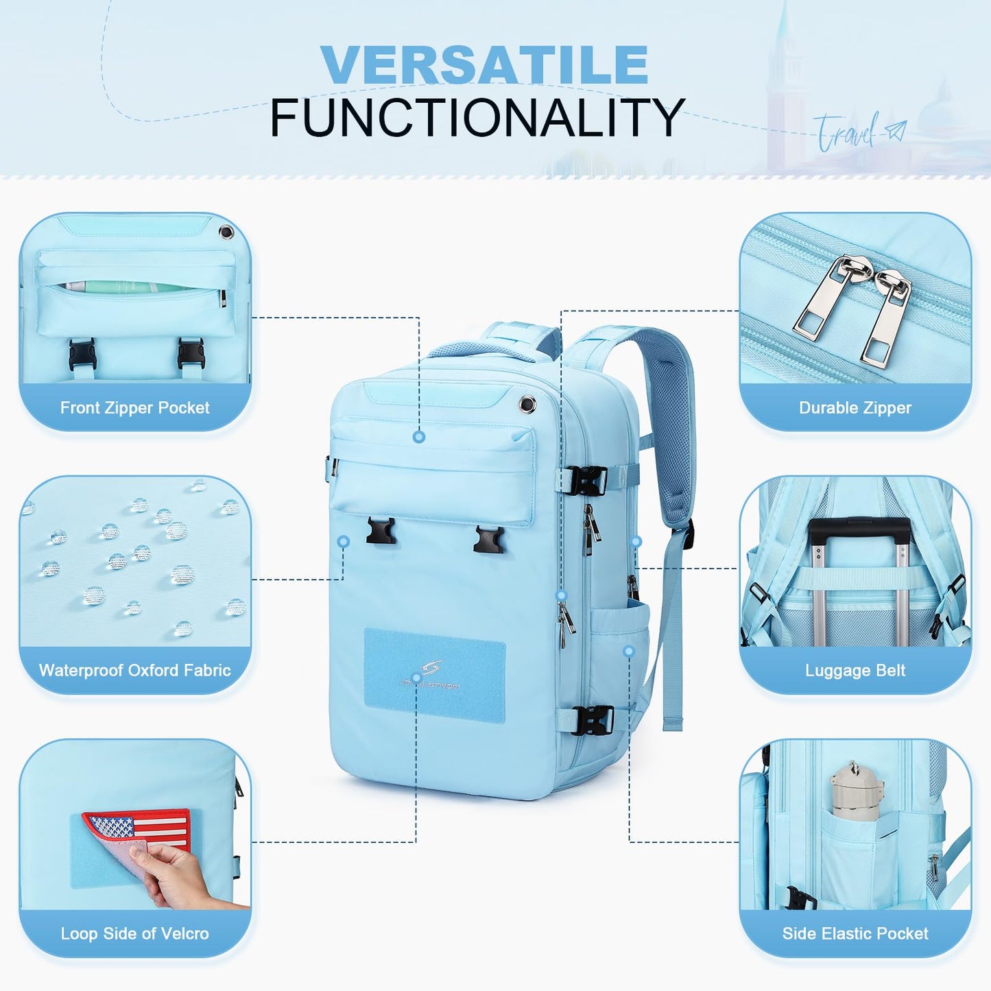Maelstrom Travel Backpack for Women