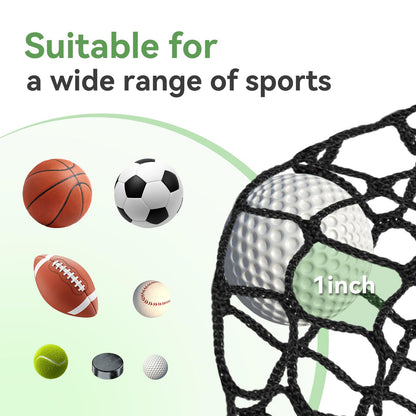 Golf Practice nets for Backyard 15x60ft Driving Real Golf Balls Nylon Netting, Golf Hitting Net for Garage Swing Training, Heavy Duty Sports Netting