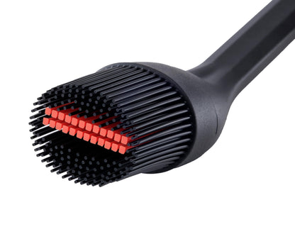 Joseph Joseph GrillOut Silicone BBQ Basting Brush with Stainless Steel Handle, High-Heat Resistant Bristles, Retractable for compact storage, Easy-Clean