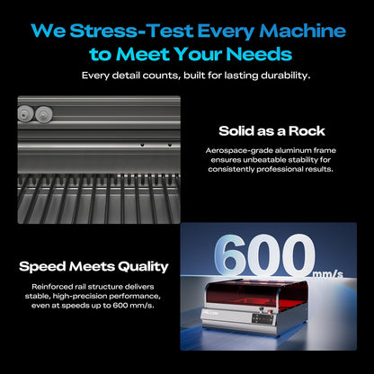 Creality Falcon2 Pro S 22W Laser Engraver, 120000mW Desktop Diode Laser Cutter with Auto Focus (Z-Axis) & Auto Cut Through, Integrated Enclosure, Camera & Air Assist, 600mm/s for Wood & Acrylic