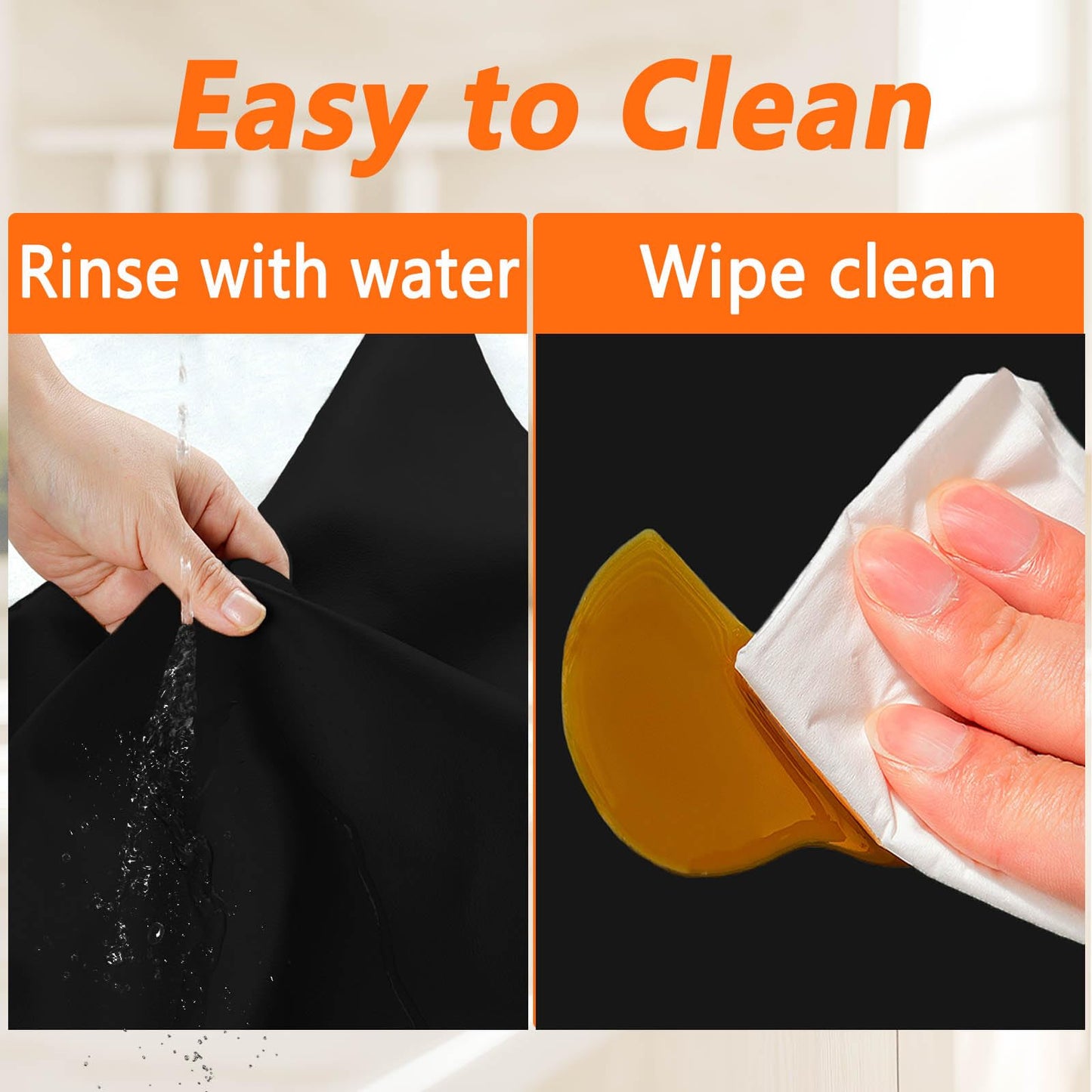 2Pack Large Silicone Mats for Kitchen Counter, 48''x24''(120cmx60cm) Heat Resistant Mat for Kitchen Island, Waterproof Multipurpose Countertop Protector, Dark Gray