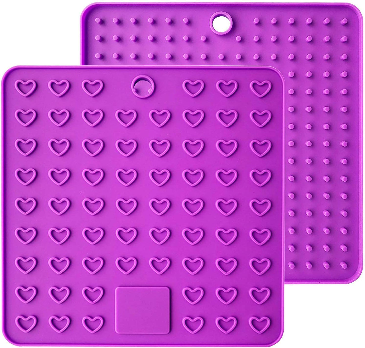 Fullgaden Multipurpose Silicone Pot Holders, Trivets, Jar Openers, Spoon Rests - Extra Thick Protection - Set of 2