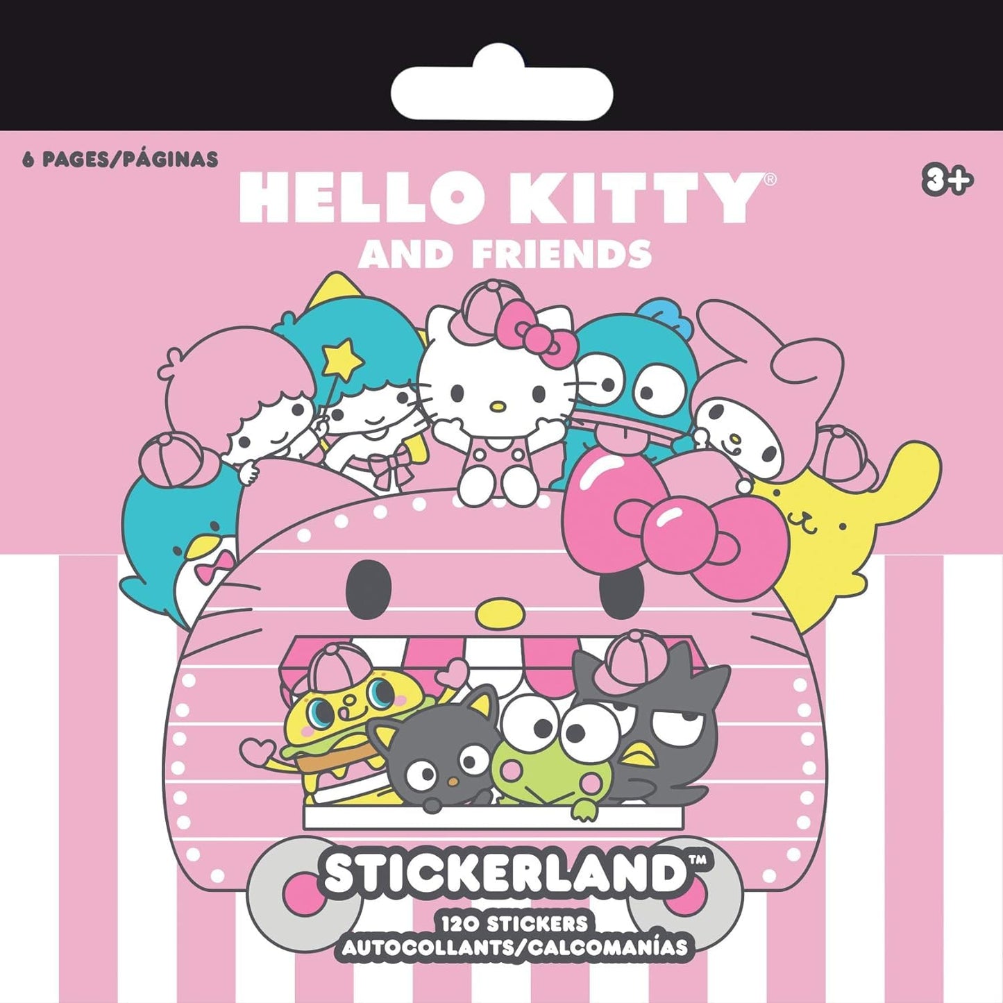 Hello Kitty My Melody and Kuromi Lunch Box for Girls Set - Bundle with My Melody & Kuromi Lunch Bag Plus Stickers, Water Bottle, More | My Melody & Kuromi Lunch Container