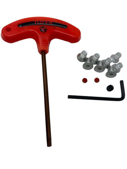 Nova Pro-Tek 48296 G3 Wood Lathe Chuck Kit with 3 jaw sets (2" Standard, 4" Bowl Jaws, and 1" Pin Jaws) insert version, with adapter insert (with ILNS 1-1/4" x 8tpi Insert)