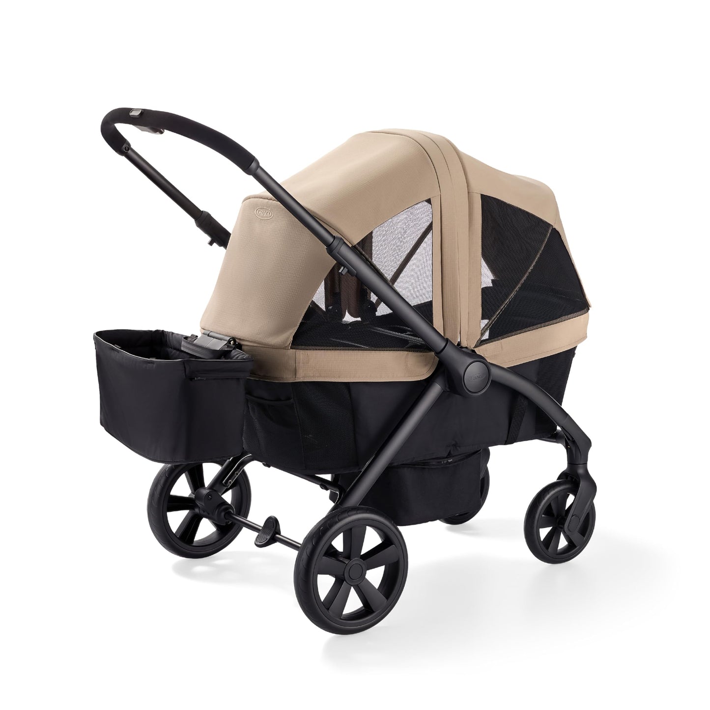 Graco Ready2Roll Stroller Wagon - All Terrain Baby Wagon Stroller for 2 Kids, Compact Foldable Wagon, Accepts Infant Car Seats