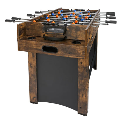 VEVOR 3-in-1 Combo Game Table Set, 54" Air Hockey Table, Multi Combination Table with Air Hockey, Ping Pong, Foosball, Pushers & Pucks, Air Powered Arcade Hockey Table for Family Game Room Office