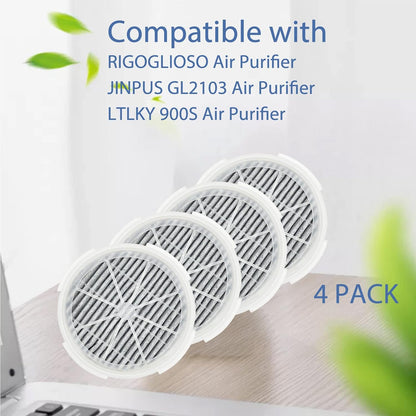 Ontheone True HEPA Filter Replacement - 4 Pack Compatible with Frida Baby 3-in-1, RIGOGLIOSO, and JINPUS GL2103.