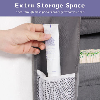 12 6 6 50lbs Closet, (1 Pack) Over the Door Shoe Rack Organizer Hanging Storage for Pairs of Shoes, Mesh Pockets + Deep
