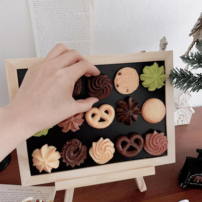 Cookie Silicone Molds, Donut Caramel Cookie Chocolate Molds, Biscuit Fondant Baking Molds for Cake Decoration Cupcake Topper Candy Butter Sugar Craft Jelly Mousse Gum Paste Clay Resin