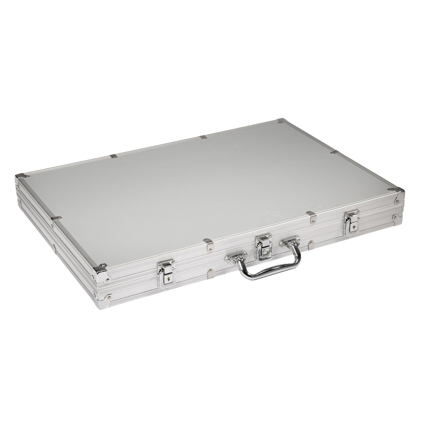 Playzaic 1000-piece Aluminum Poker Knights Poker Chip Case - 13.5-gram Heavy Clay Composite Set - Casino Chips for Texas Holdem, Blackjack - Betting Game Accessories