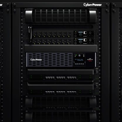 CyberPower PR3000RT2UC Smart App Sinewave UPS Battery Backup and Surge Protector, 3000VA/3000W, 30A, 9 Outlets, 2U Rack/Tower, AVR, Built-in Cloud Monitoring, UL Certified