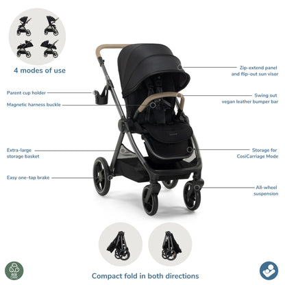 Maxi-Cosi Oxford Modular Stroller, Caspian Caviar