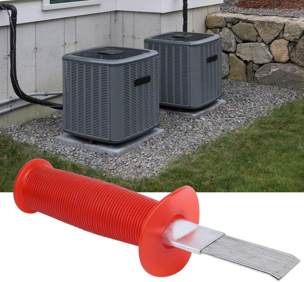 AC Fin Cleaning Tool - Air Conditioner Fin Comb, Stainless Steel Refrigerator Condenser Coil Straightener, Manual