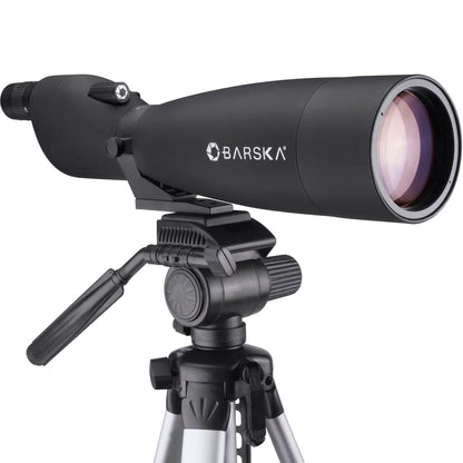 Barska Colorado 30-90x90mm Straight Spotting Scope with Tripod – Waterproof, Fully Coated Optics, Sunshade, and Carrying Cases