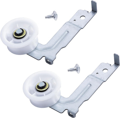 BlueStars DC93-00634A Dryer Idler Pulley with Clip, Exact Fit for Samsung Dryers, Replaces DC96-00882B, 2 Pack