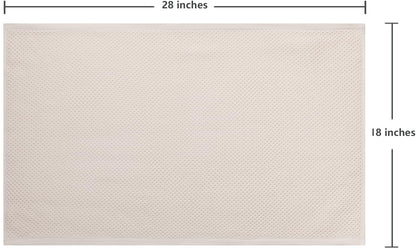 joybest Cotton Kitchen Towels, 4-Pack Waffle Weave Ultra Soft Absorbent Dish Towels Quick Drying Dish Cloths, 18 in x 28 in, Beige