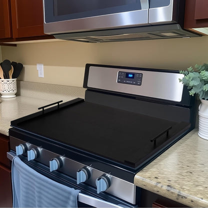 TRFCDSHH Wood Stove Top Cover/Noodle Board Stove Cover, Gas Stove Top Covers for Electric & Gas Stoves (Black)