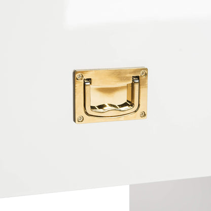Safavieh Couture Collection Lella White Lacquer Side Table