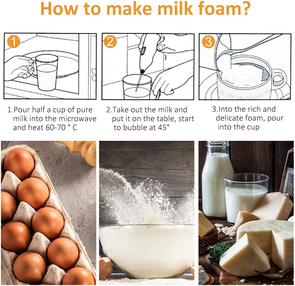 Electric Handheld Mixer, Household Egg Beater, Kitchen Milk Frother