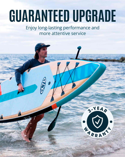 ZLX 11'6" Extra Wide Inflatable Paddle Board, Touring Stand Up Paddleboard, Fast-Tracking SUP for Long-Distance, Stable Center Fin, Portable Backpack & Accessories for Adults, 500lb/3 People/Family