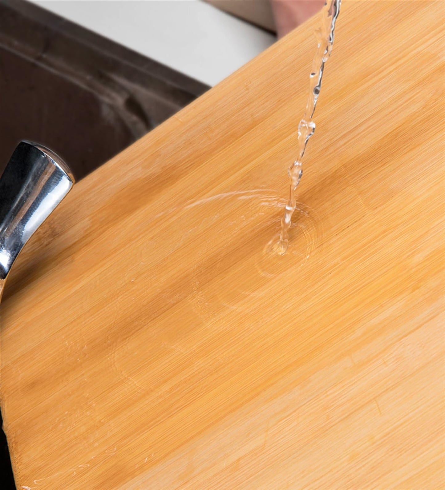 Cutting Board for Kitchen,Wood Charcuterie Cheese Board,Wooden Chopping Block with Side Handles