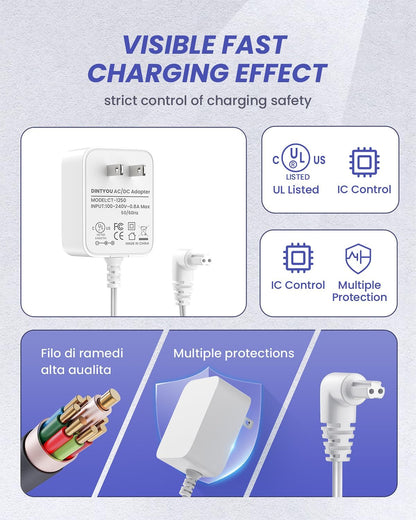 15V Charger for Black and Decker 90627870 Dustbuster Handheld Vacuum Power Adapter