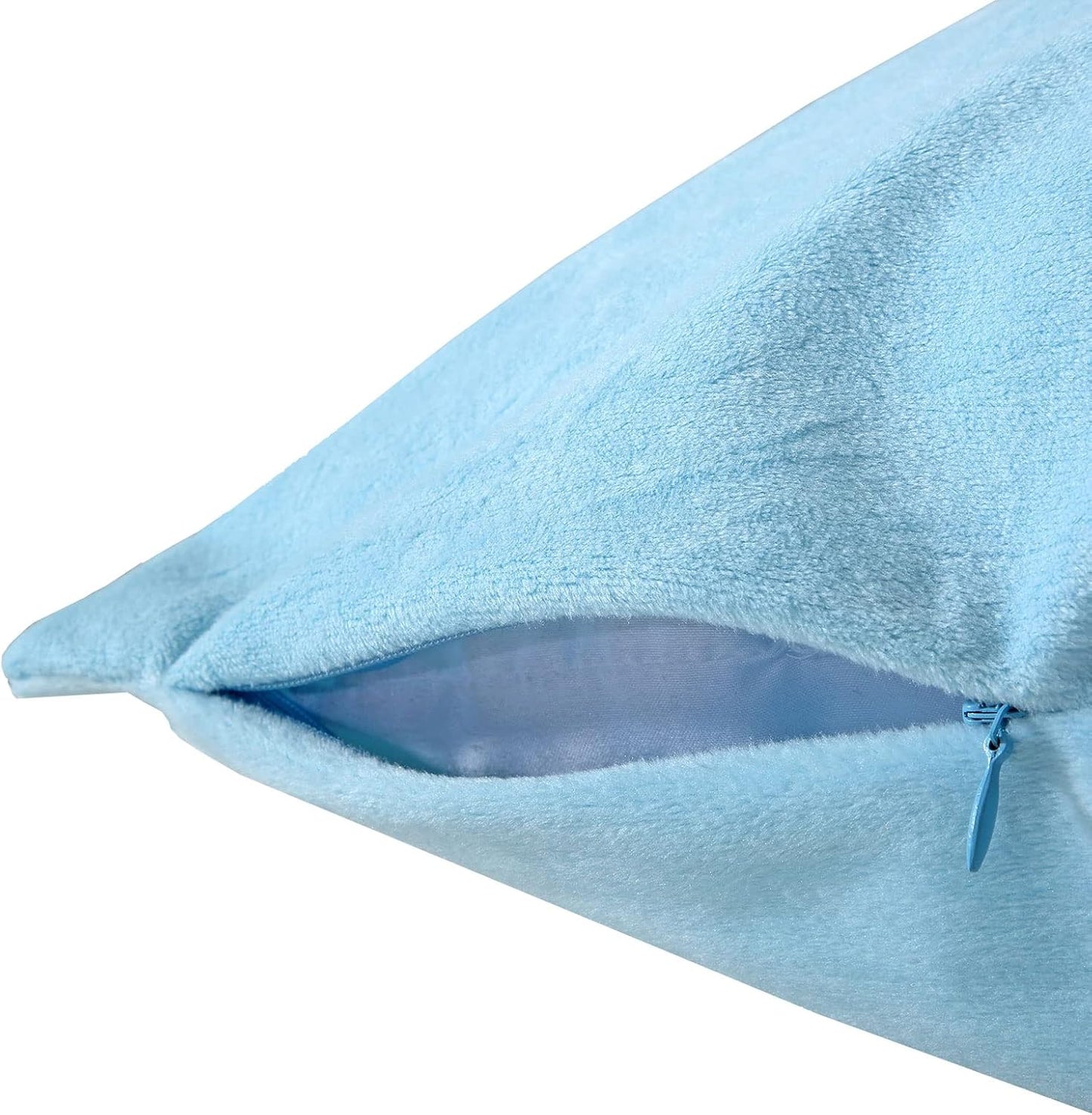 20 54 Inches Cozy YANHOMY Blue Body Pillow Cover Ultra Soft Body Pillow Pillowcase Long Pillow Case Cover X with Hidden