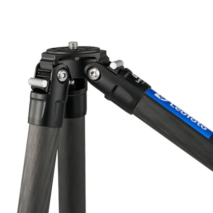 Leofoto 47" Lightweight Carbon Fiber Travel Tripod, Professional Compact Tripod for Camera DSLR Video, Max Load 18Lbs/8KG (LS-254CX)