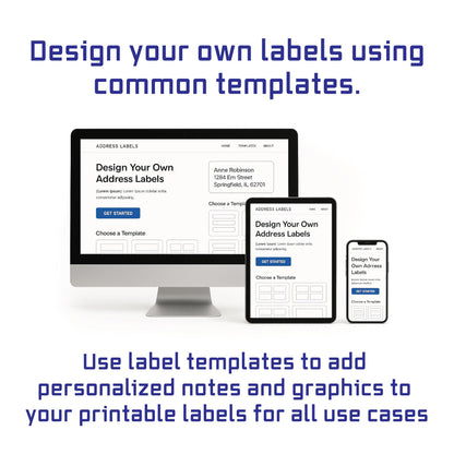 Blank Labels Shipping and Printer Labels 4" X 6.75" Thermal Transfer Label on 1" Cores with NO Perforations Between Labels | 250 Label Per Roll | Matte White 16 Rolls Total | 4,000 Label | Made in USA