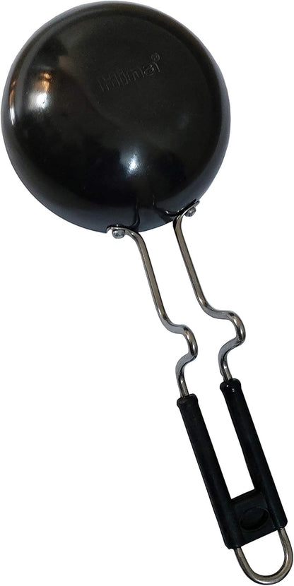 Sahishnu Online & Marketing Non Stick Hard Anodized Tadka Pan, Large Pan for Saag, Dal, Kadhi, Dhokla