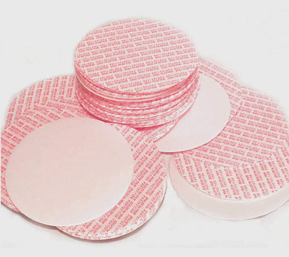 100 PCS Pressure Sensitive Torque Activated Seals Cap Liners - 50mm (1.97") for Glass & Plastic Bottles