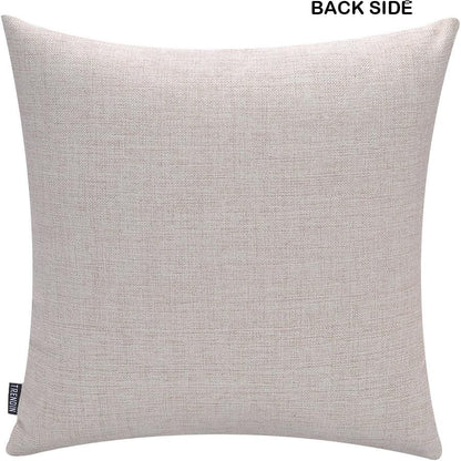 TRENDIN Vintage Farmhouse Home Linen Cushion Cover, 18" X 18" - Sofa Throw Pillow Case PL146TR