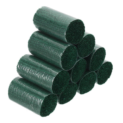 PATIKIL 10 Rolls Latch Hook Yarn Kit - Precut Rugs Yarn for Making Crochet Bundles, Tapestry DIY Craft - for Adults Beginners, Dark Green