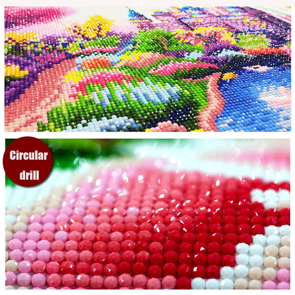 fufibwoesan DIY 5D Diamond Painting Number Set 12X16 Inch,Jack Halloween Full Round Drill Diamond Artist Wall Decoration Children's Adult Art kit Living bedroomSDY-028