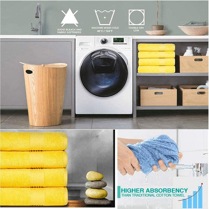 Lchkrep Home Soft Cotton Bathroom Hand Towels (14x30 inch), Highly Absorbent Towel for Bath, Hand, Face, Gym, Spa
