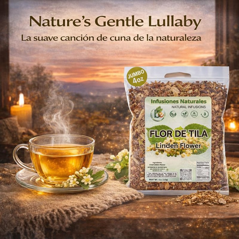 Tila Seca Herbal Tea (4 oz) – 100% Natural Linden Flowers & Leaves (Ternstroemia lineata) – Traditional Relaxation & Nightly Comfort – Wildcrafted Loose Leaf – Caffeine-Free, Vegan, Non-GMO – Authentic by BEXPERTSUSA
