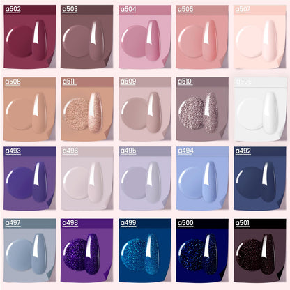 Beetles Cat Eye Gel Polish Set - 24Pcs 20 Colors Glitter Dark Color Changing Gel Nail Polish Kit with Base Gel Glossy Matte Top Coat Soak off UV DIY Nail Art Salon Ombre Black Nails Gift