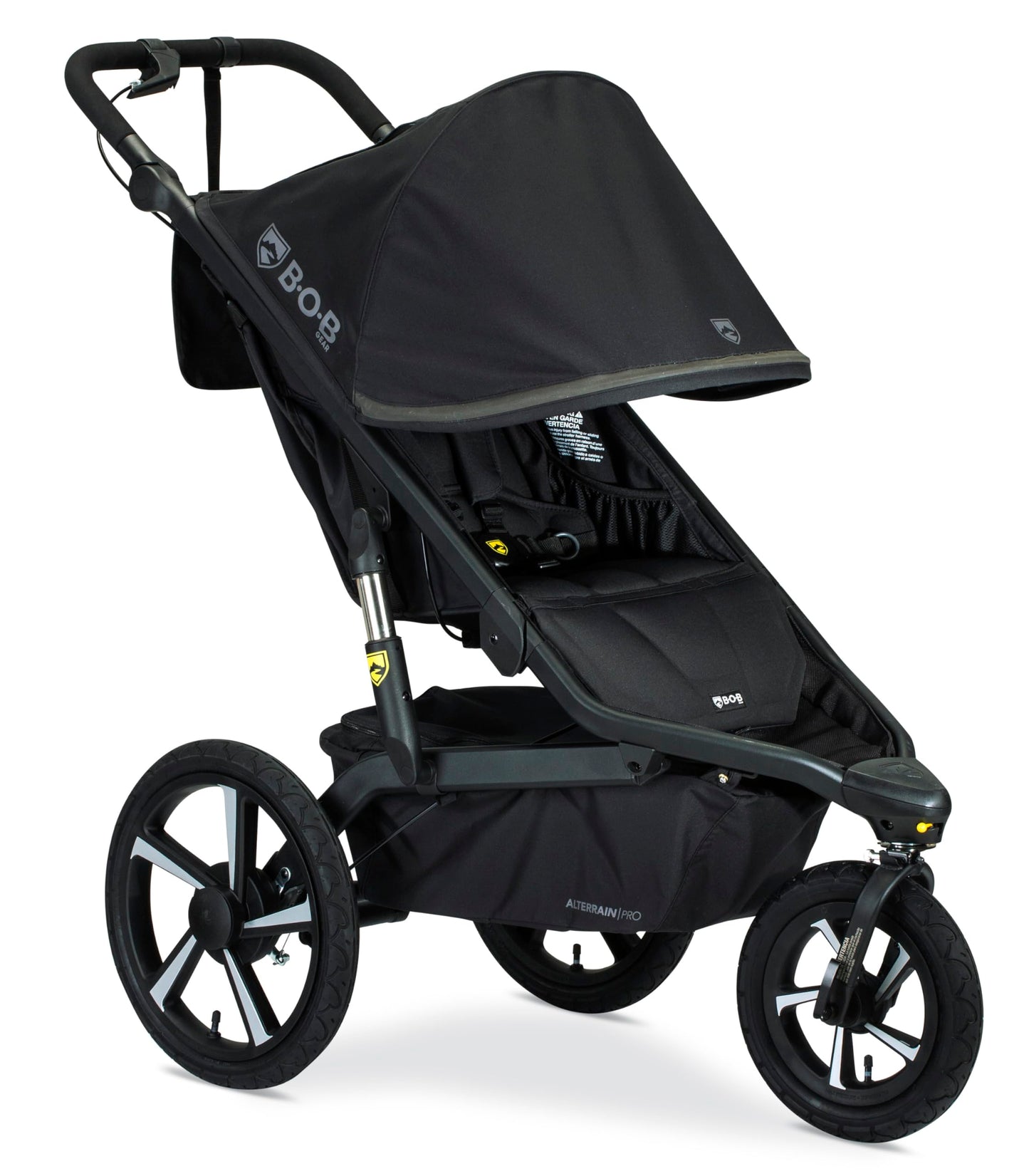 BOB Gear Alterrain Pro Jogging Stroller, All-Weather, SmoothShox Suspension, Black