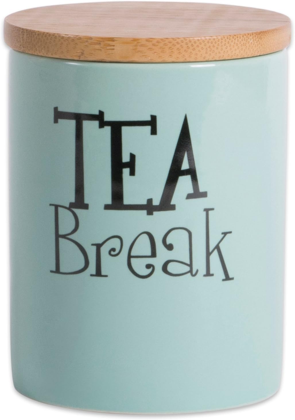 DII Kitchen Accessories Retro Collection, 3 Piece Ceramics Canister Set, Aqua