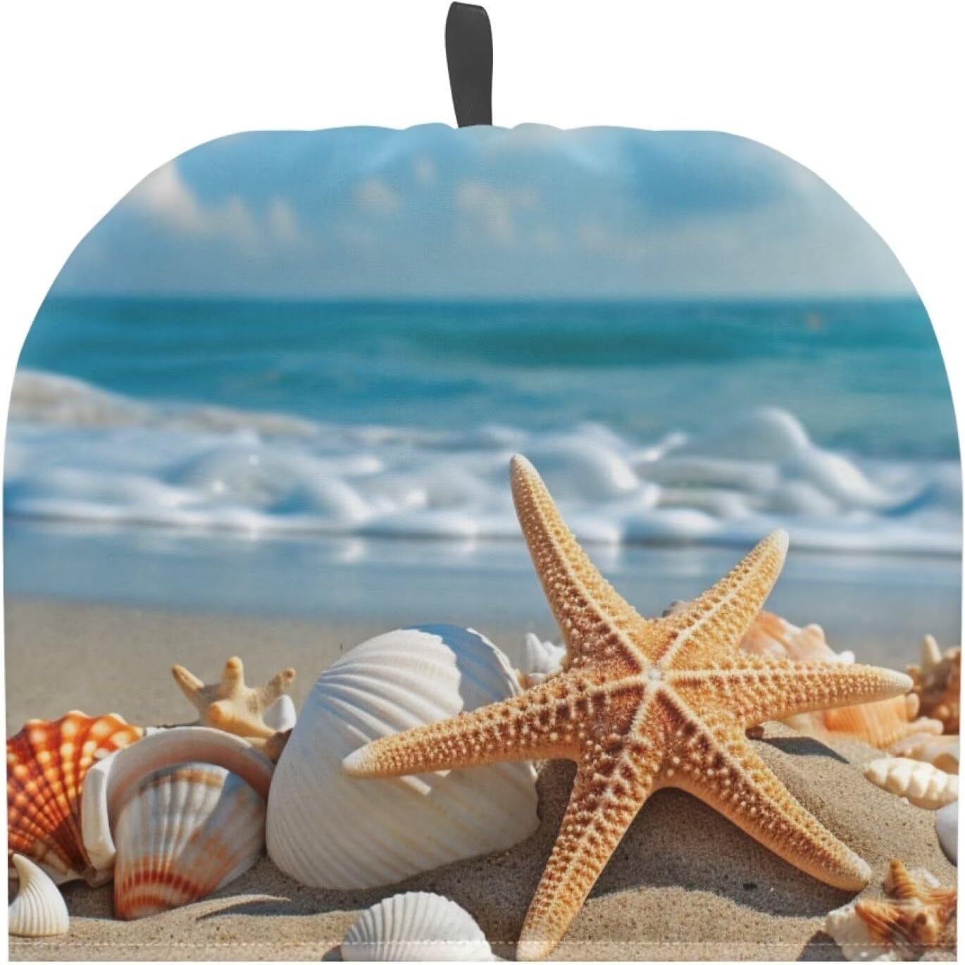 Starfish Teapot Cozy, Insulation Cover to Keep Tea Warm, Kitchen Accessory for Housewife Gift (Blue)
