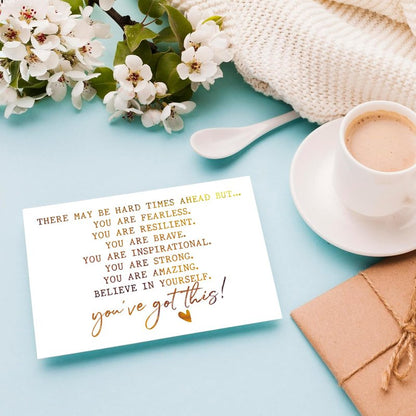 PUGAILA Heartfelt Encouragement&Support Card, Sympathy, Get Well, Affirmation, Positive Sobriety, Thinking of You, Speedy Surgery Recovery Card&Gift for Family Friend Coworker Cancer Patients