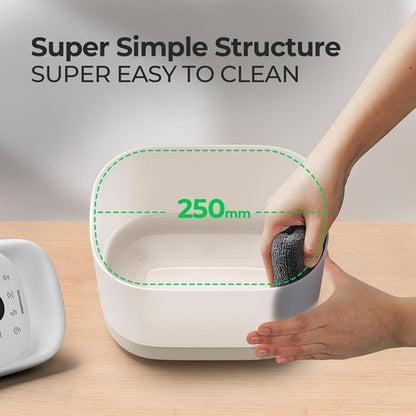 Homvana Humidifier - 5L Top Fill Cool Mist for Bedroom & Plants | Quiet 40H Runtime, Easy to Clean