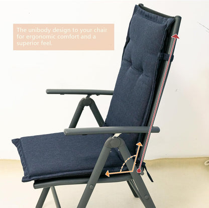 18" 42" 1.5", Set 1 C-Hopetree Indoor High Back Rocking Chair Cushions for Glider and Swivel Rocker, Outdoor