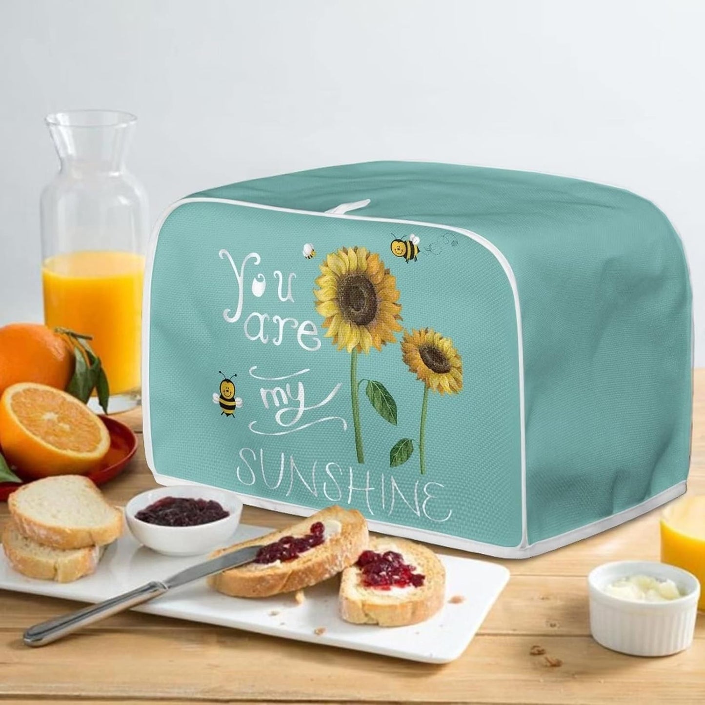 2 Slice Toaster Dust Cover, Kitchen Bakeware Protector, Dustproof Fingerprint Protection, You Are My Sunshine