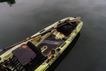 Pelican Catch Mode 110 Fishing Kayak - Premium Angler Kayak with Lawnchair seat - 10.5 Ft., Venom