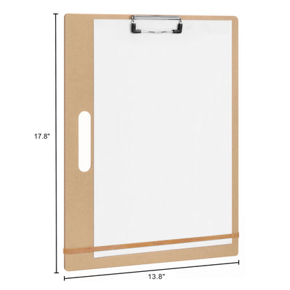 TX liteart Drawing Board - 14" x 17.8" Sketch Board with Handle for Drafting Art - Portable Clipboard for Class or Studio Fit in Artists Tote